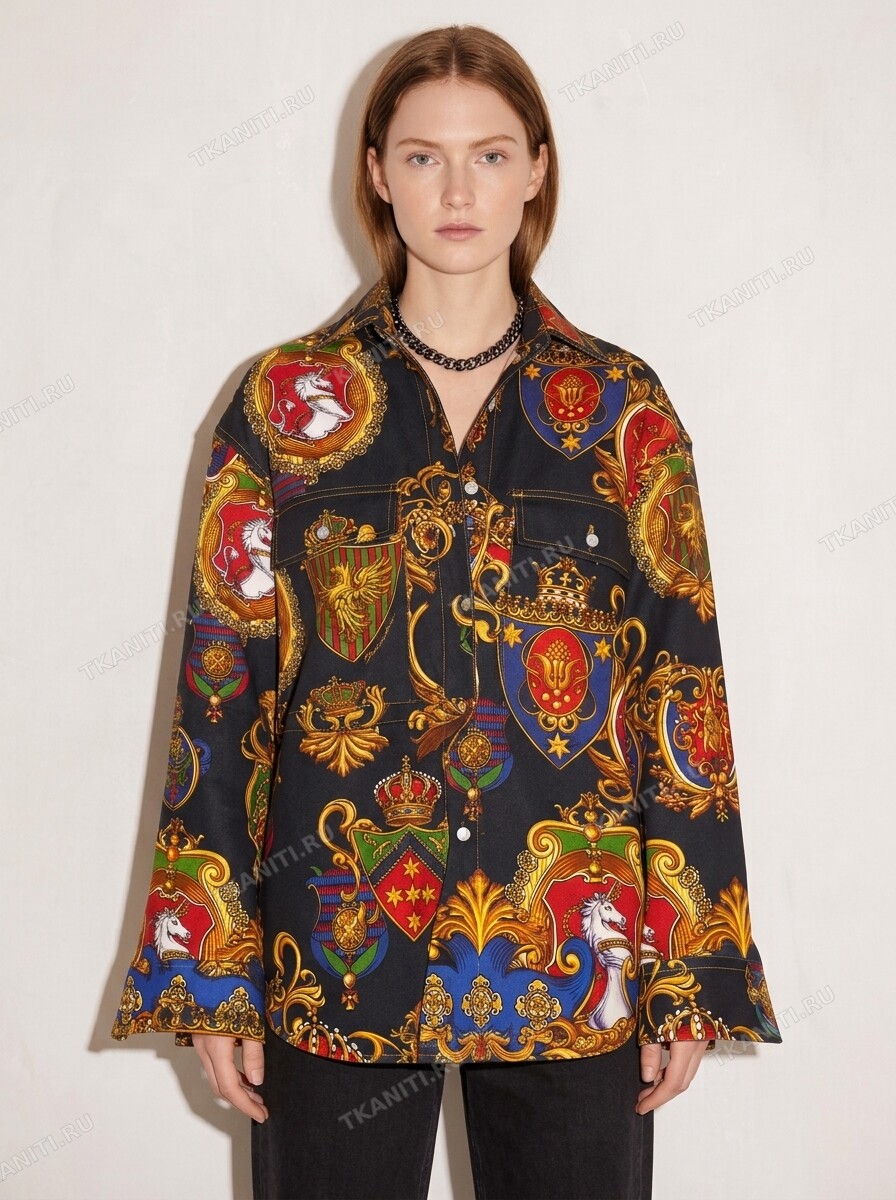 Подписной хлопок-деним DOLCE&GABBANA 9611 из Италии