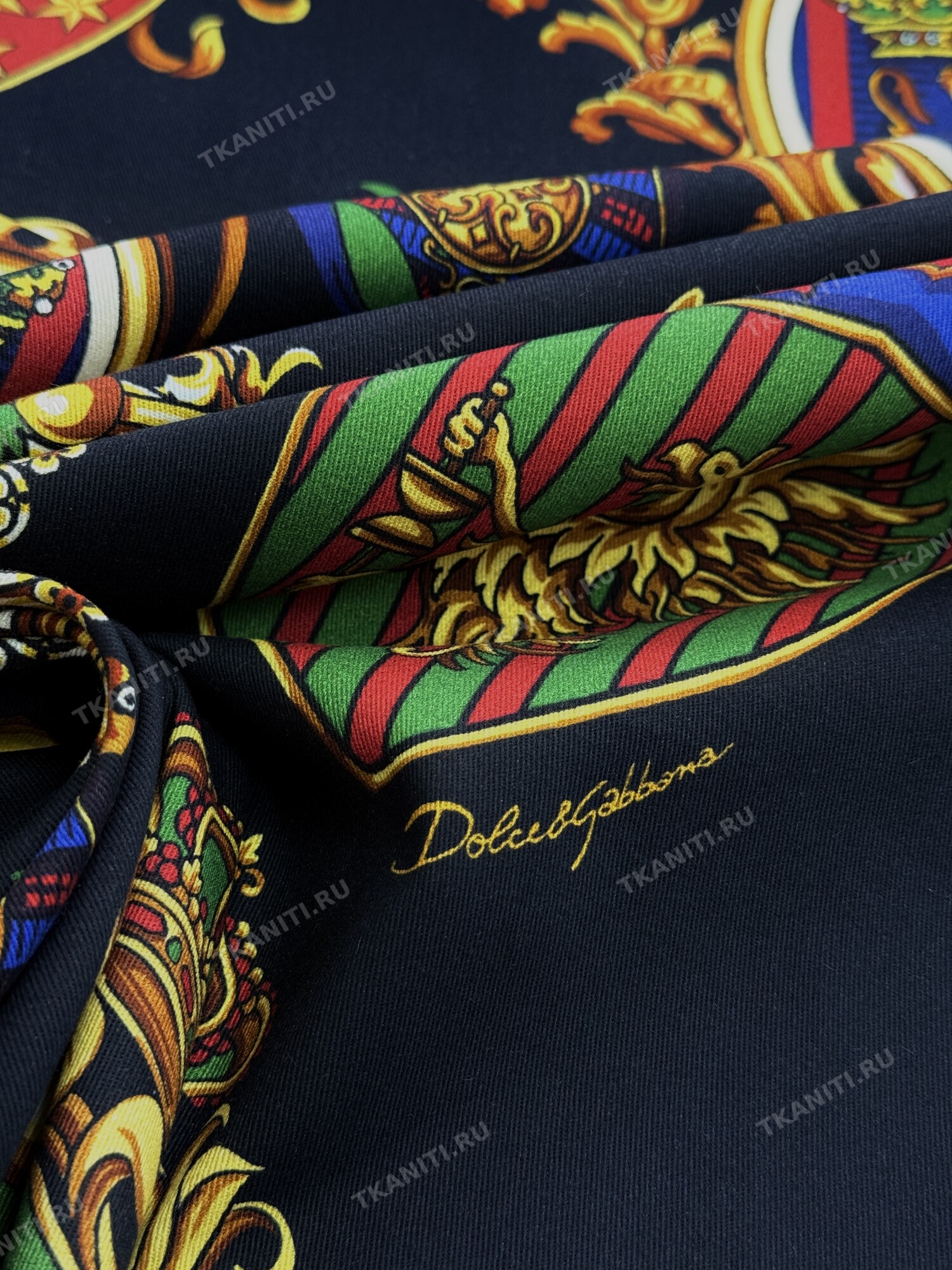 Подписной хлопок-деним DOLCE&GABBANA 9611 из Италии