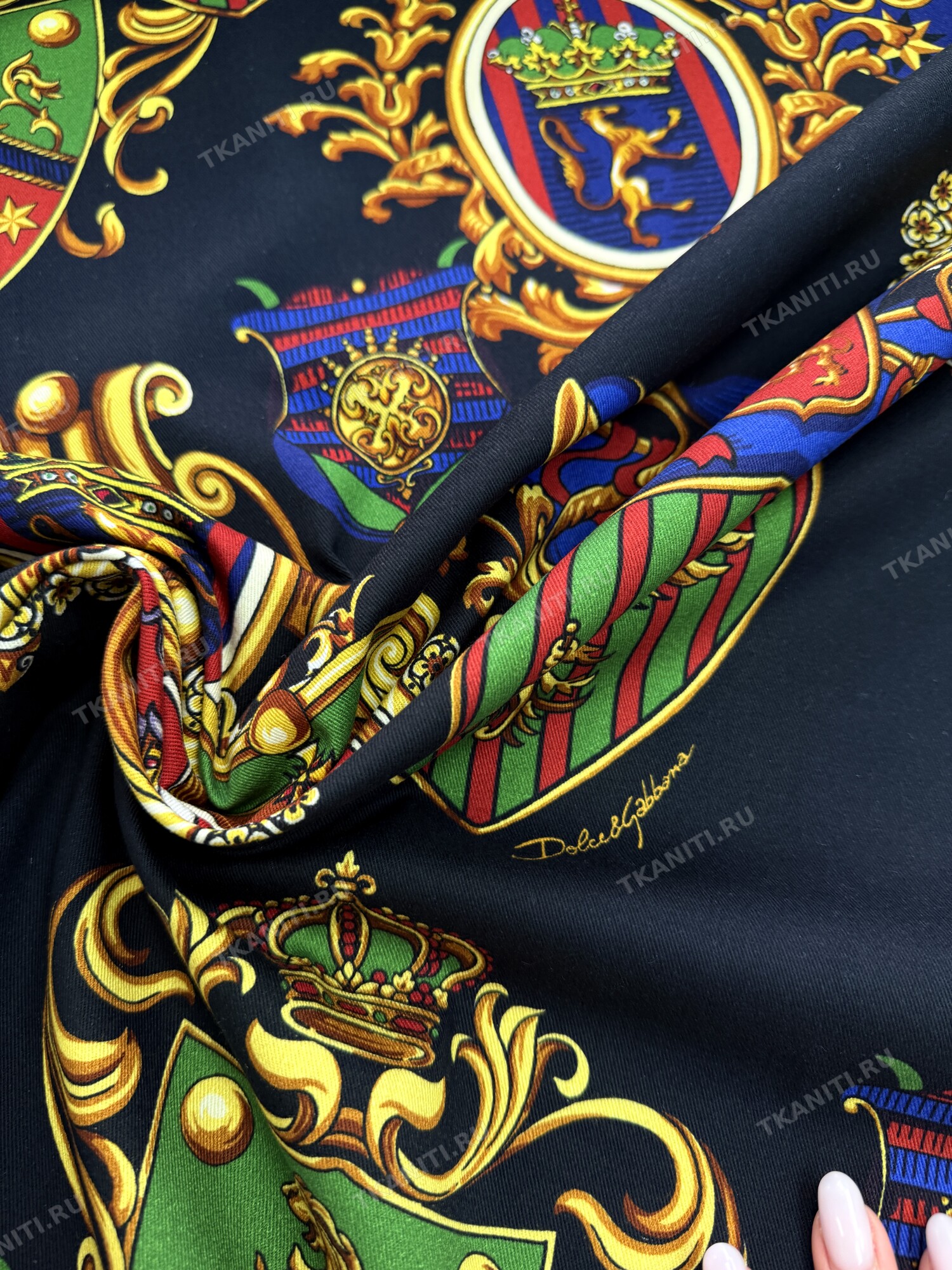 Подписной хлопок-деним DOLCE&GABBANA 9611 из Италии
