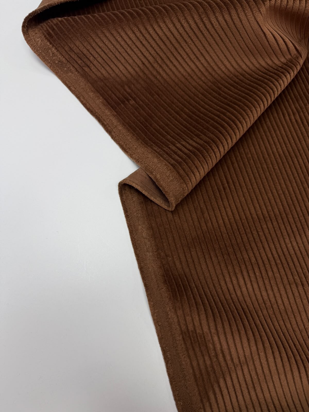 Вельвет цвета кофе PONTOGLIO 9606 из Италии