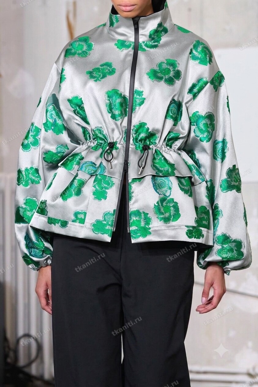 Жаккардовая ткань CAROLINA HERRERA 9613 из Италии