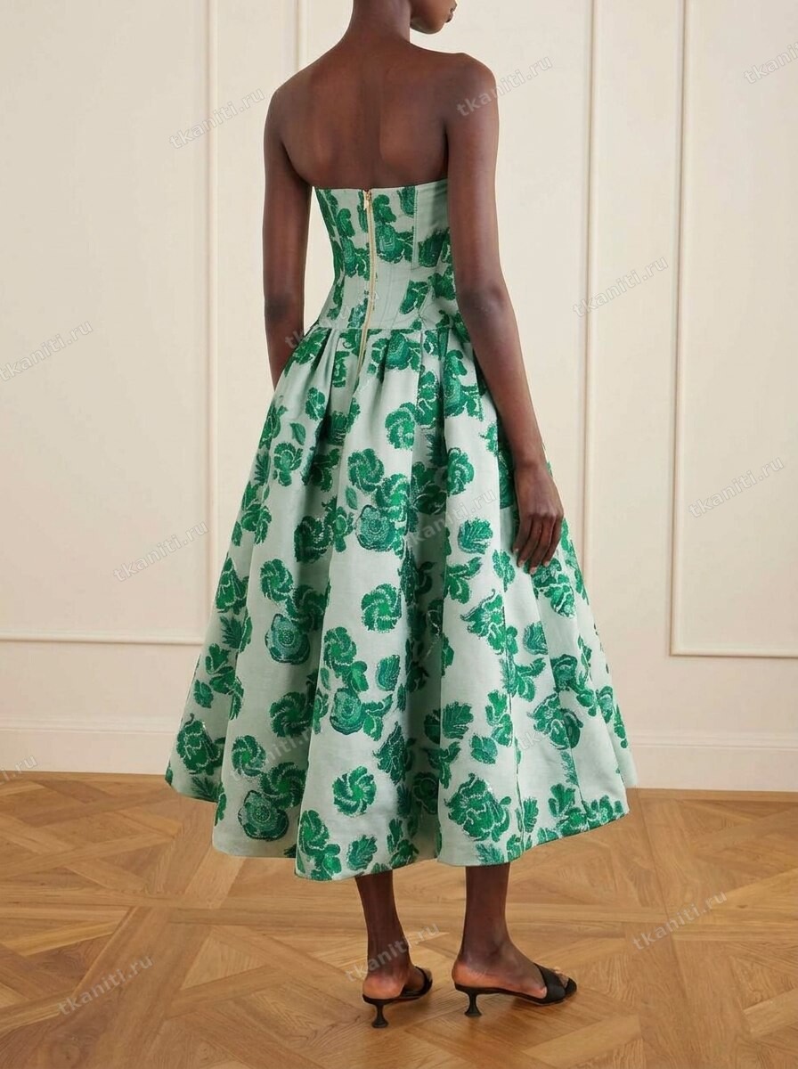 Жаккардовая ткань CAROLINA HERRERA 9613 из Италии