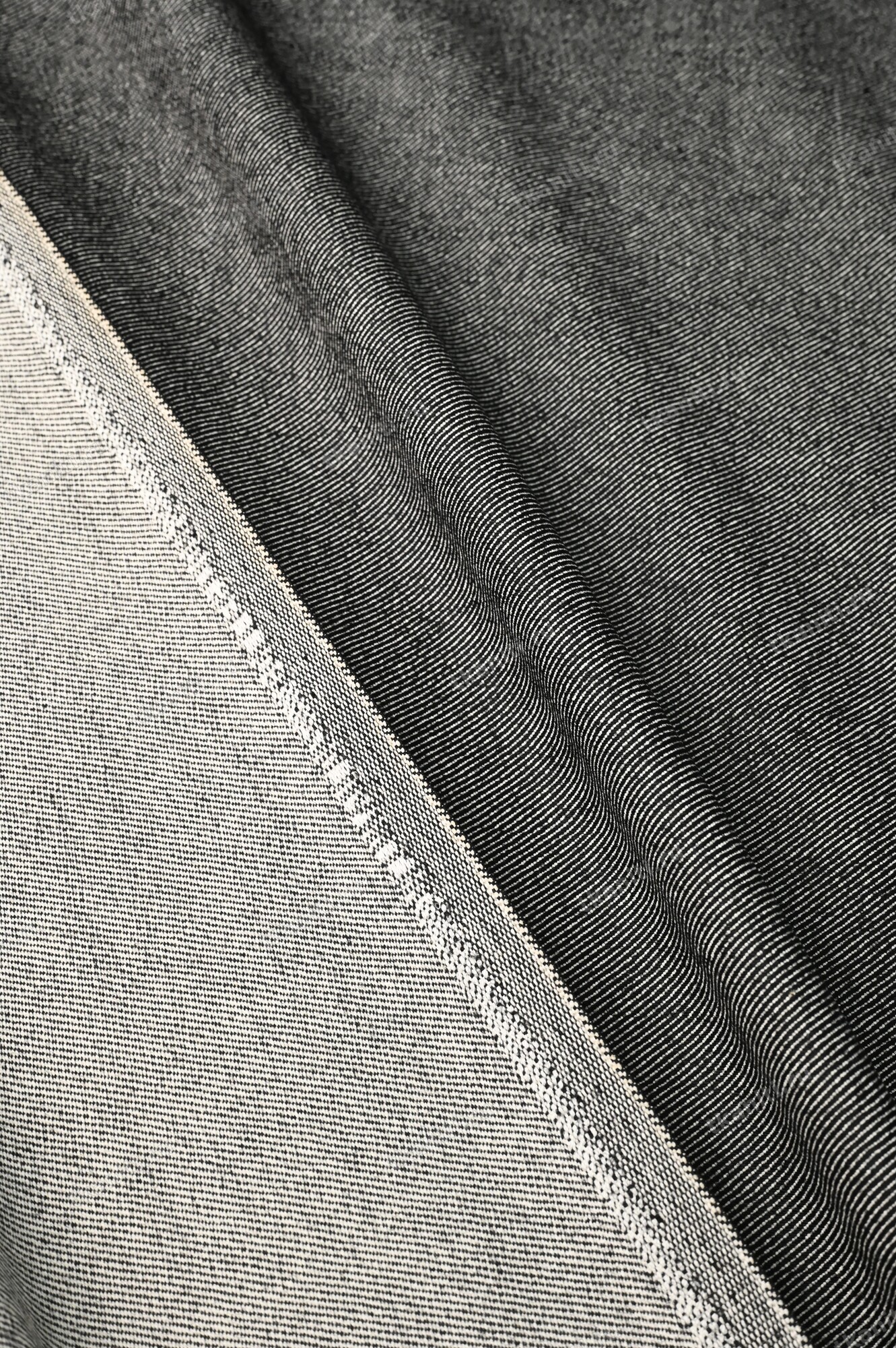Шерстяной деним Ermenegildo Zegna 9619 из Италии