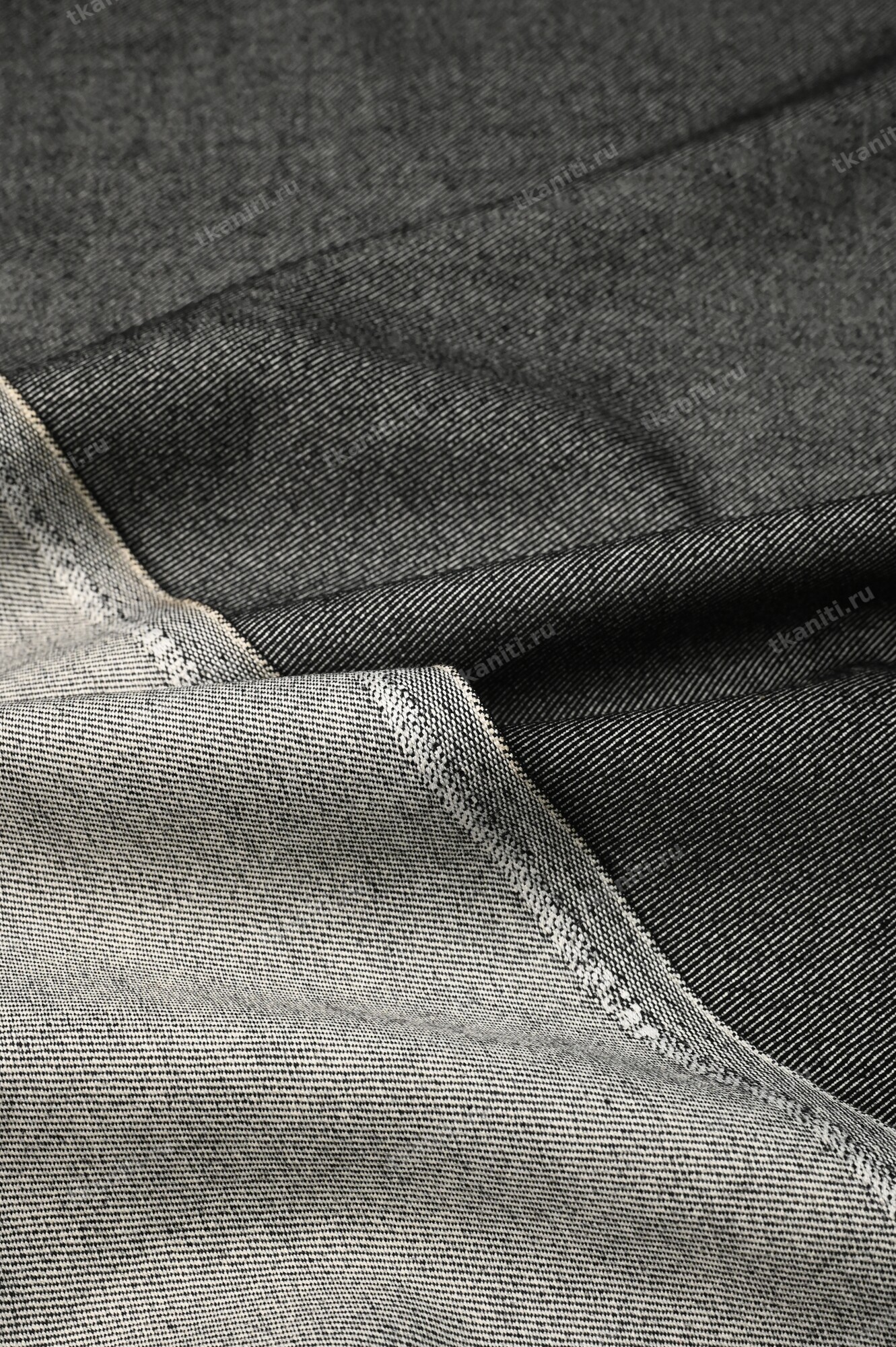 Шерстяной деним Ermenegildo Zegna 9619 из Италии