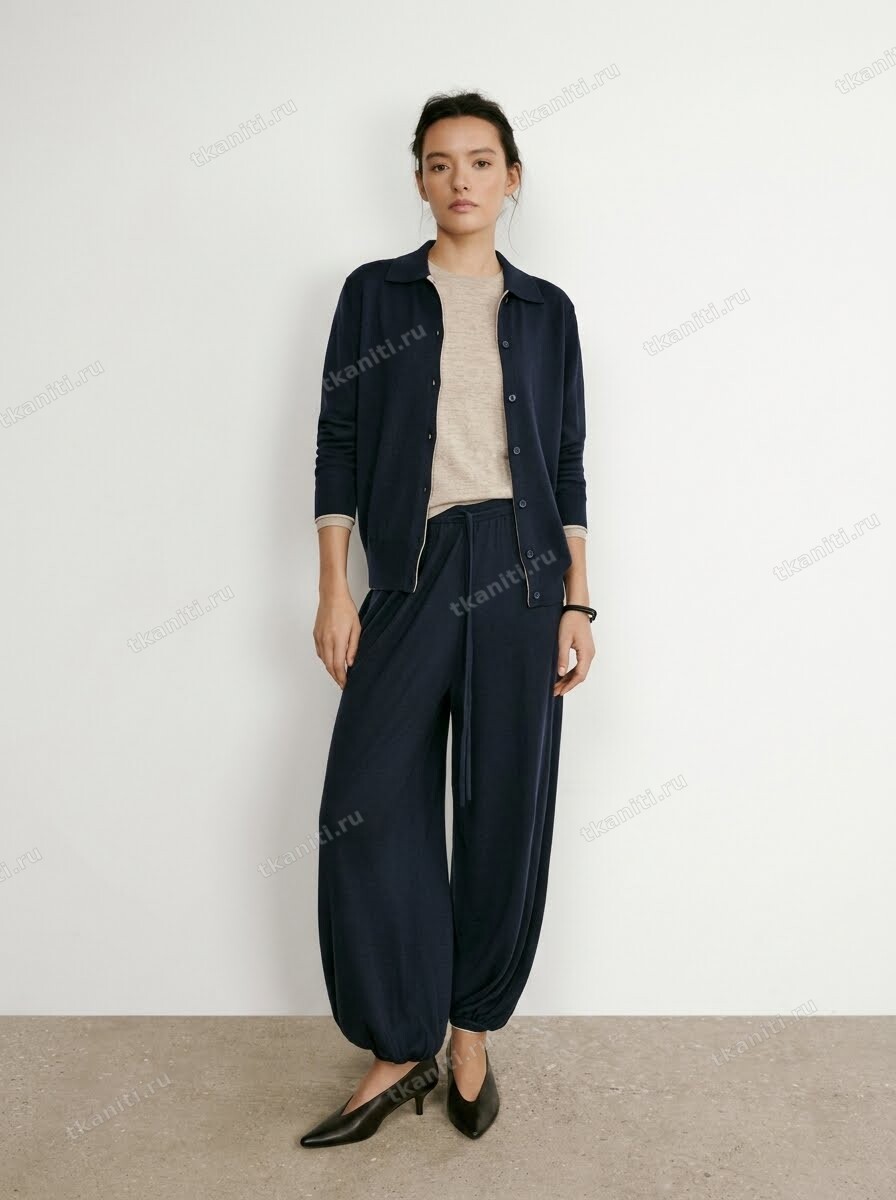 Трикотажное полотно с кашемиром BRUNELLO CUCINELLI 9642 из Италии